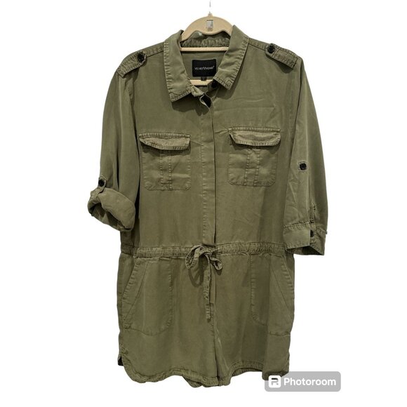 Velvet Heart The Luba button-down utility romper - Picture 3 of 11